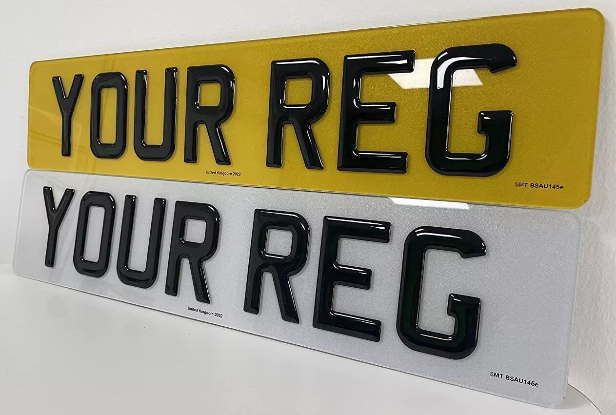 3D Gel Number Plates